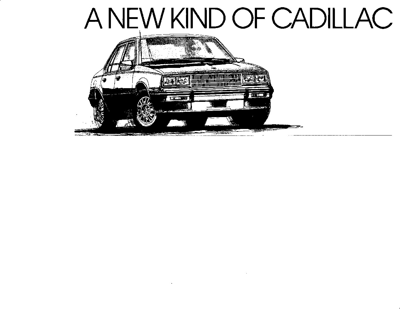 1983 Cadillac Cimmaron Folder Page 3